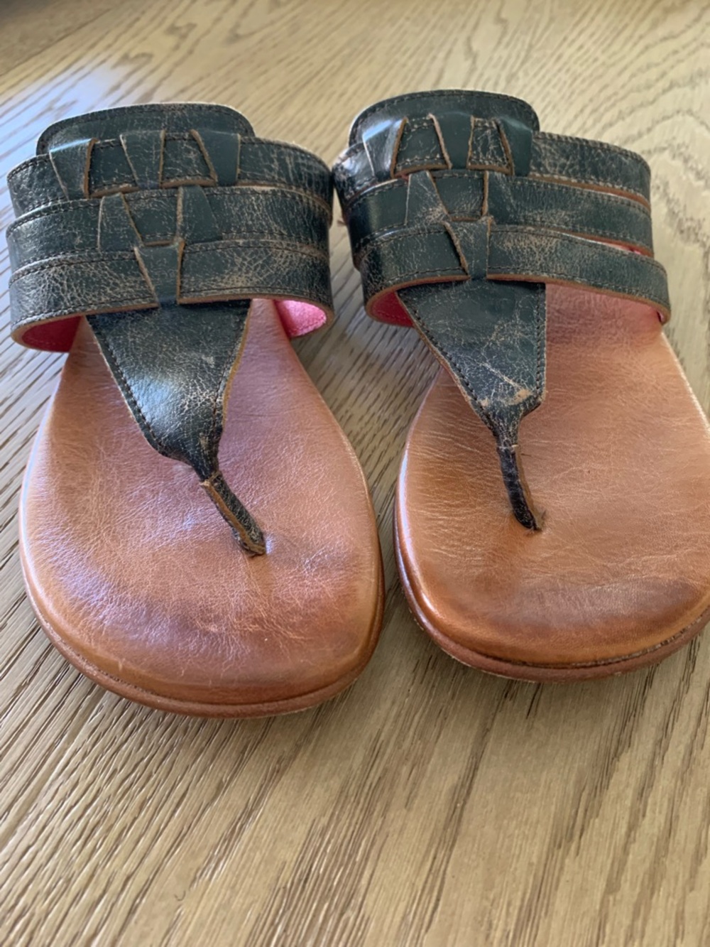 BED STU Rustic Black Sandal Size 7 - Picture 4 of 11